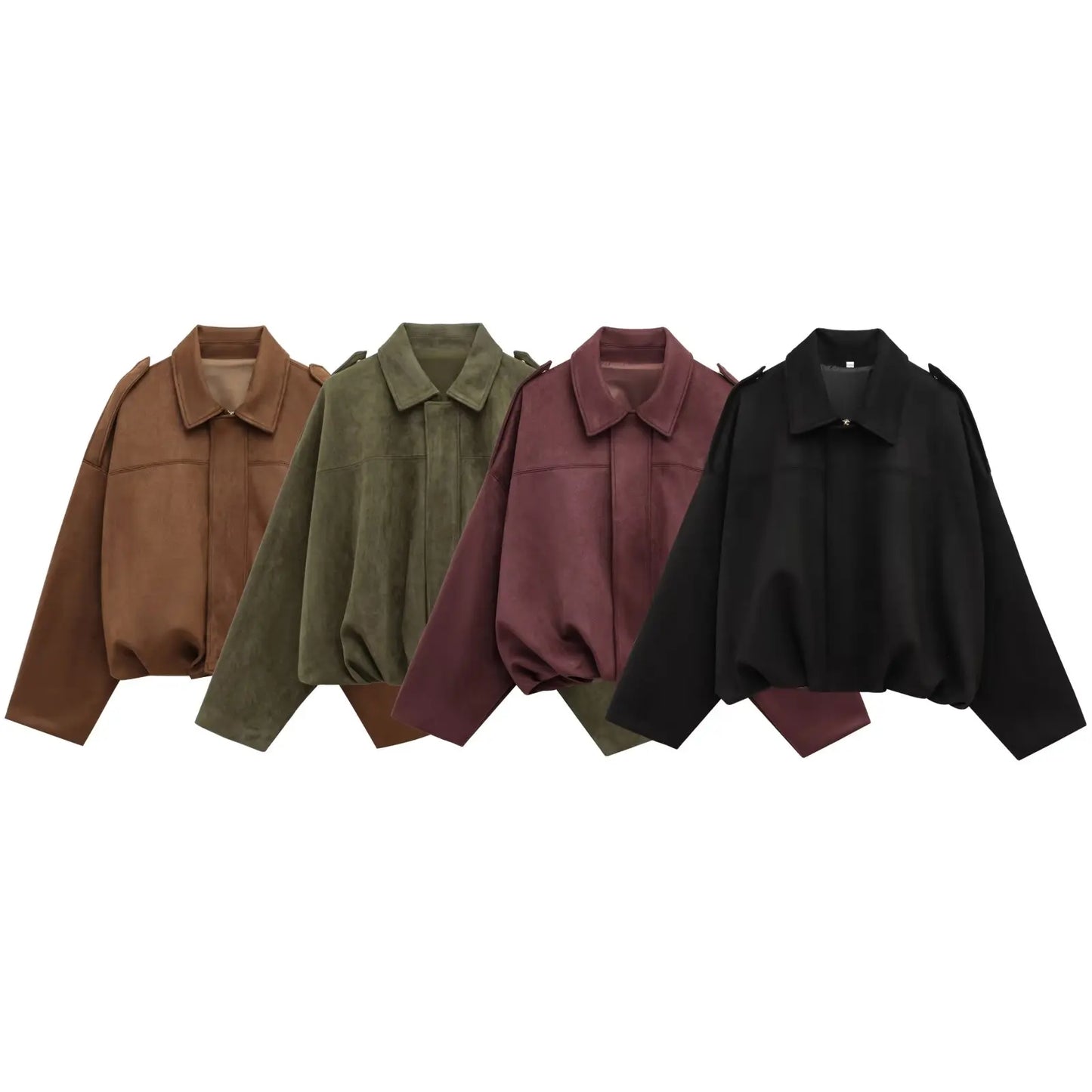 ISLA | Oversized Suède Dames Jas – Warm, Elegant & Perfect Voor Het Najaar