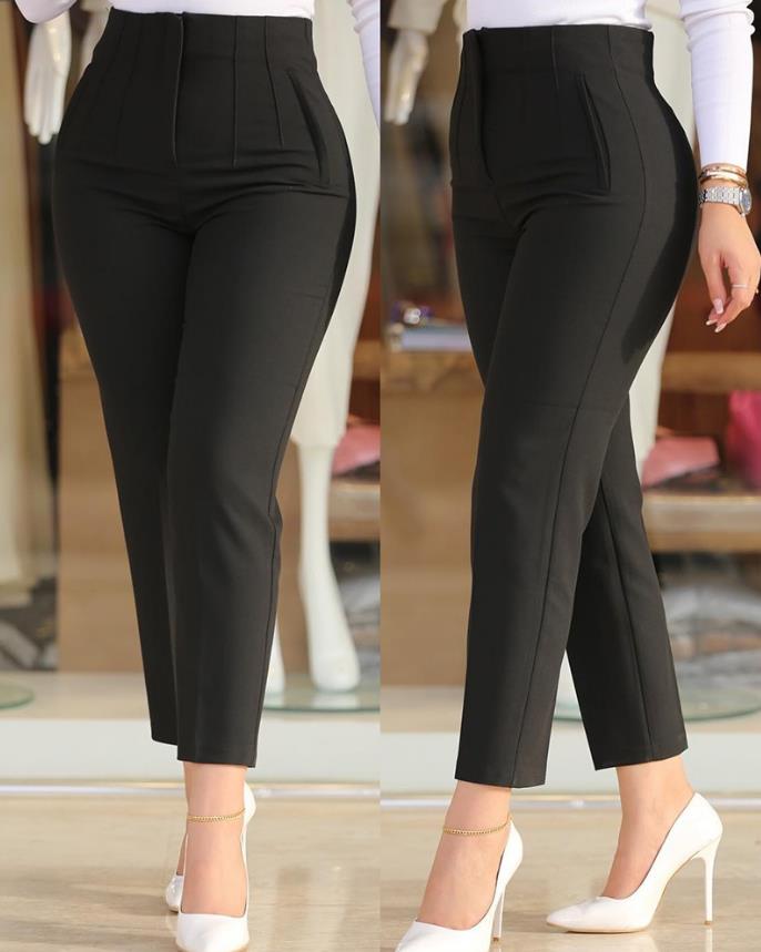 VESTRA | Elegante High Waist Pantalon Voor Dames - Luxe, Stijlvol & Flatterend
