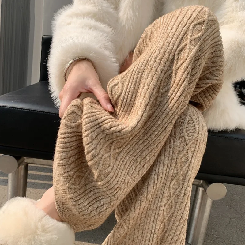 ISALIE | Gebreide Kasjmierlook Sweatpants Voor Dames – Luxe, Zacht & Perfect voor Relaxte Dagen