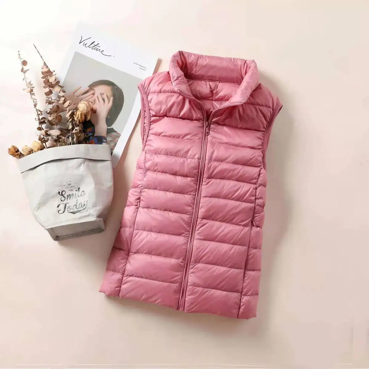 MIREILLE | Lichte Gewatteerde Dames Bodywarmer – Winddicht, Getailleerd & Perfect Voor Tussenseizoenen