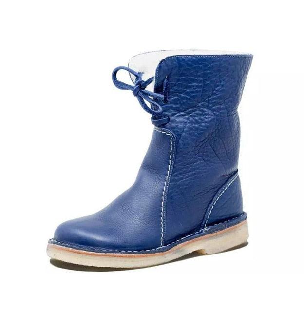ELENA | Waterdichte Dames Fleece Laarzen Met Wollen Voering – Unieke Duurzaamheid & Ultiem Wintercomfort