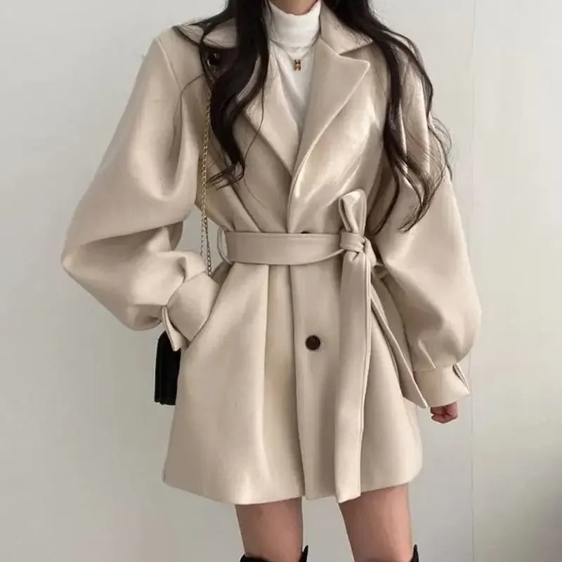 ISABELLA | Dames Trenchcoat met Ceintuur – Tijdloos, Elegant & Comfortabel Voor Elke Gelegenheid
