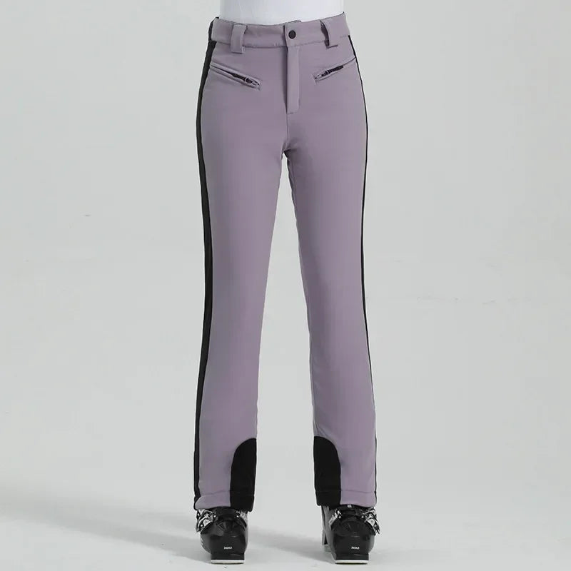 Wind & Waterdichte Dames Ski broek Met Stretch & Functionele Details – Warm, Comfortabel & Stijlvol Voor Wintersport