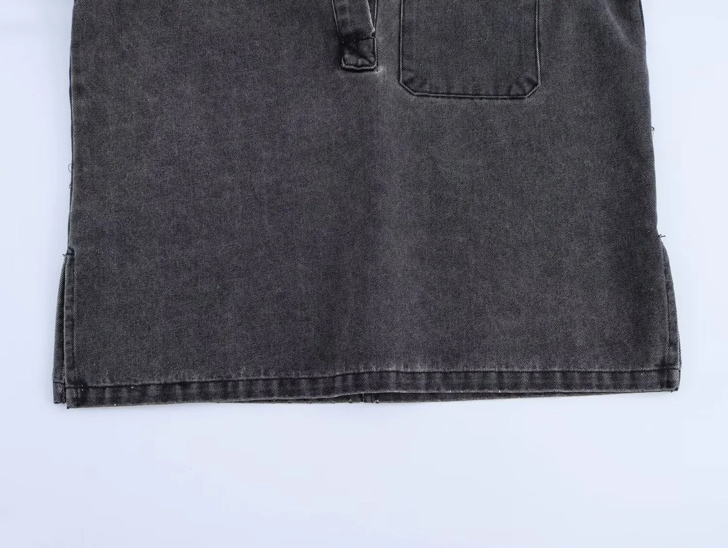 NOOR | Tweedelige Dames Set In Washed Denim Look – Relaxed, Stoer & Comfortabel Voor Elke Dag