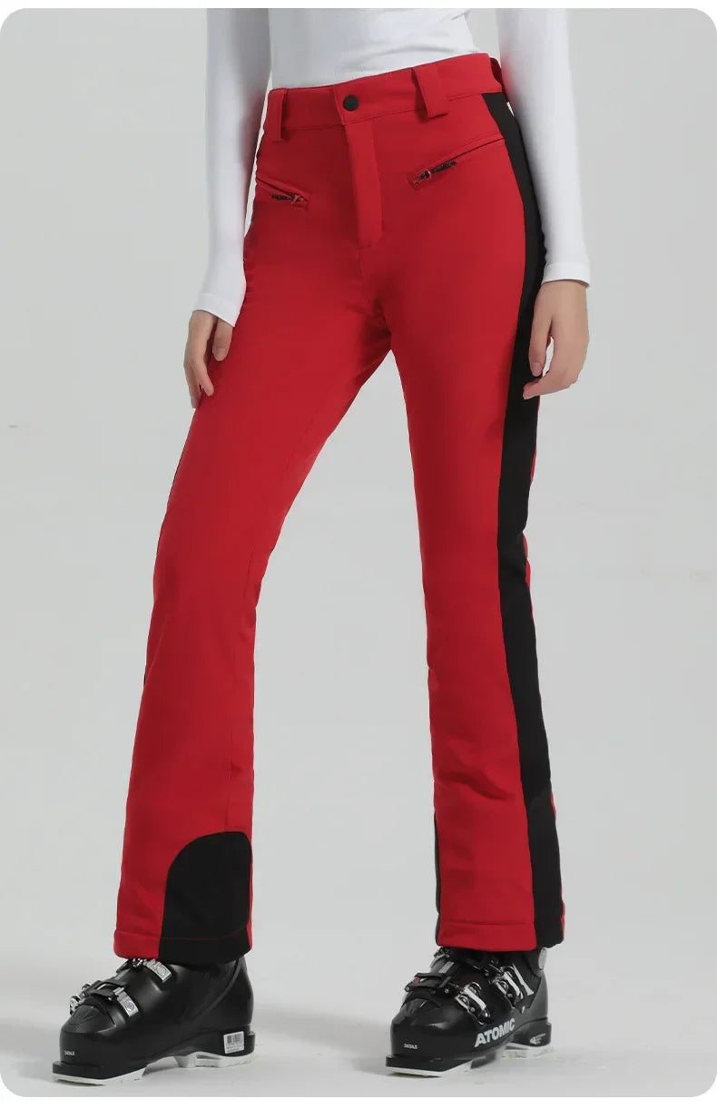 Wind & Waterdichte Dames Ski broek Met Stretch & Functionele Details – Warm, Comfortabel & Stijlvol Voor Wintersport