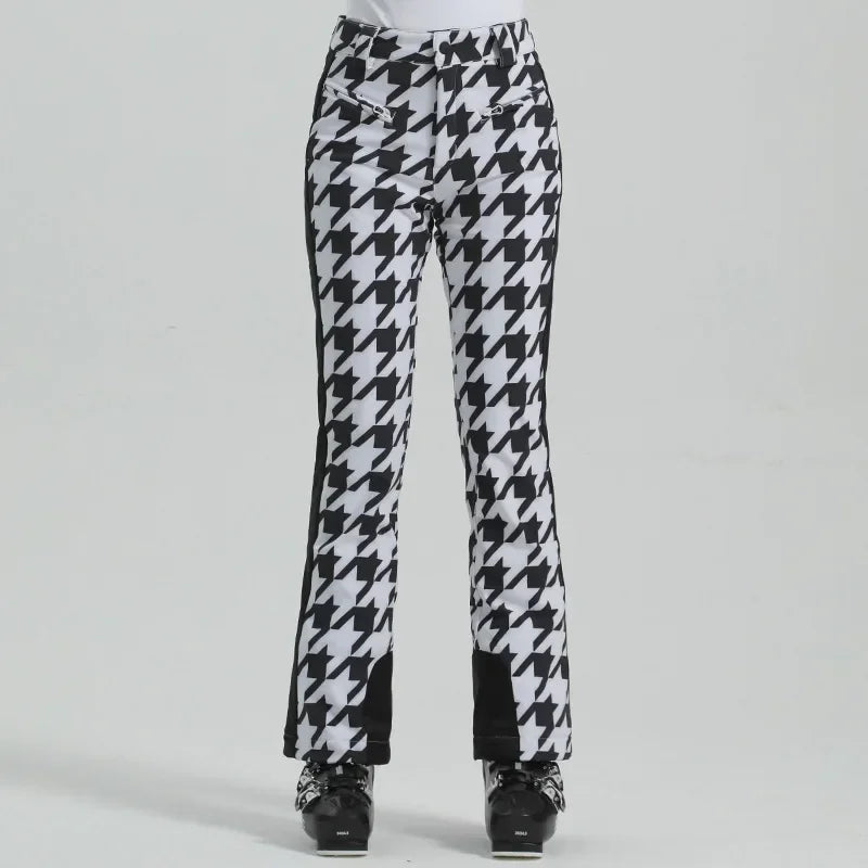 Wind & Waterdichte Dames Ski broek Met Stretch & Functionele Details – Warm, Comfortabel & Stijlvol Voor Wintersport
