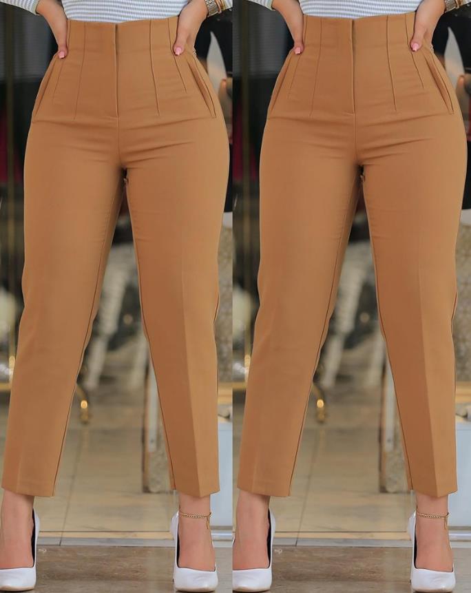 VESTRA | Elegante High Waist Pantalon Voor Dames - Luxe, Stijlvol & Flatterend