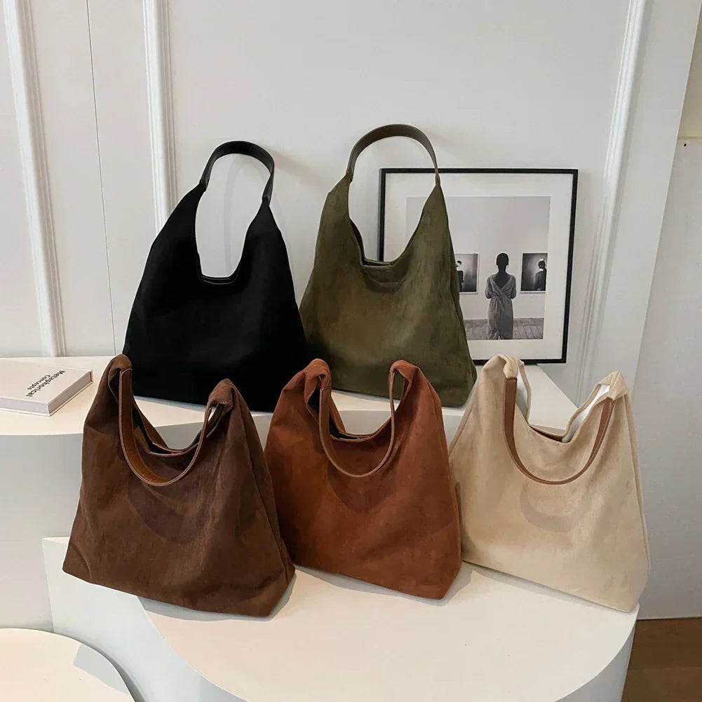 DALENNE | Suede Tote Tas Voor Dames - Comfort, Simpel Design & Stijlvol
