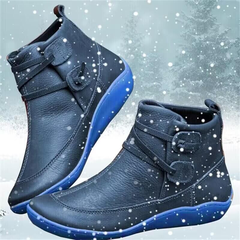 Comfortabele & Warme Dames Leren Boots – Lichtgewicht & Stijlvol