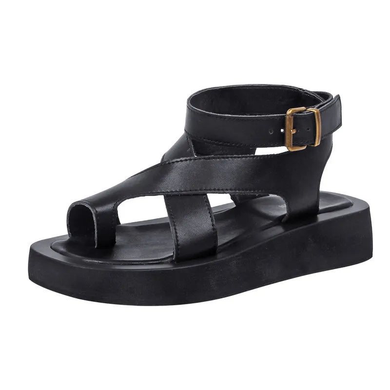 SERAH | Zomer Dames Sandalen – Leer & Ademend Design