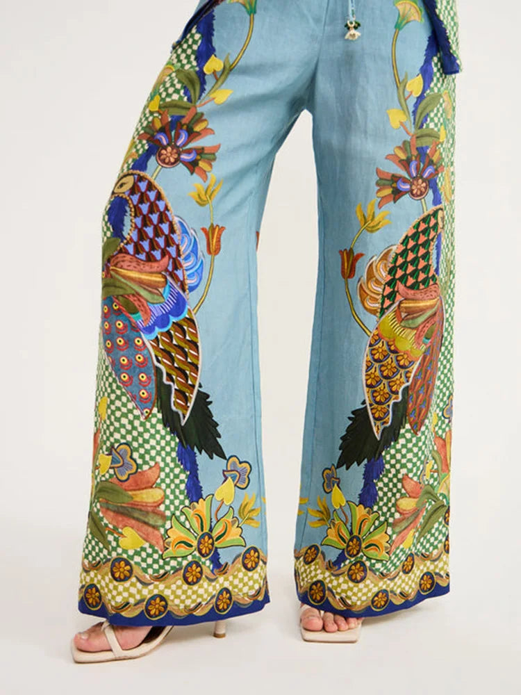 FREDERIEK | Luchtige Dames Set Met Unieke Print - Comfort, Stijlvol & Elegant