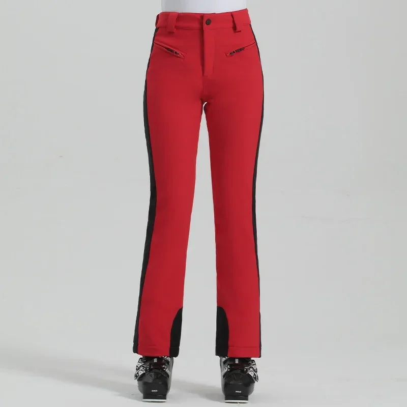 Wind & Waterdichte Dames Ski broek Met Stretch & Functionele Details – Warm, Comfortabel & Stijlvol Voor Wintersport