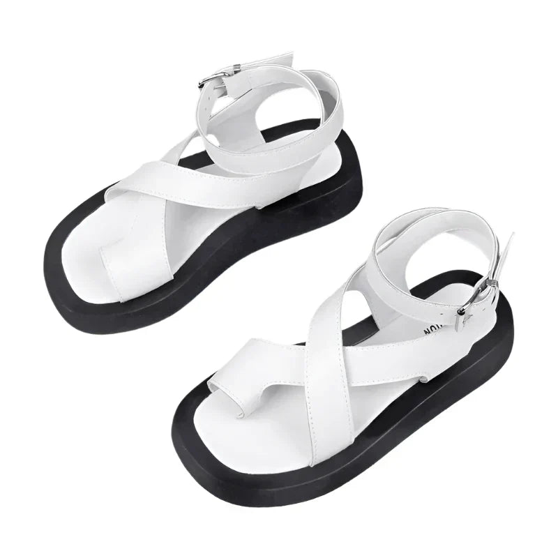 SERAH | Zomer Dames Sandalen – Leer & Ademend Design