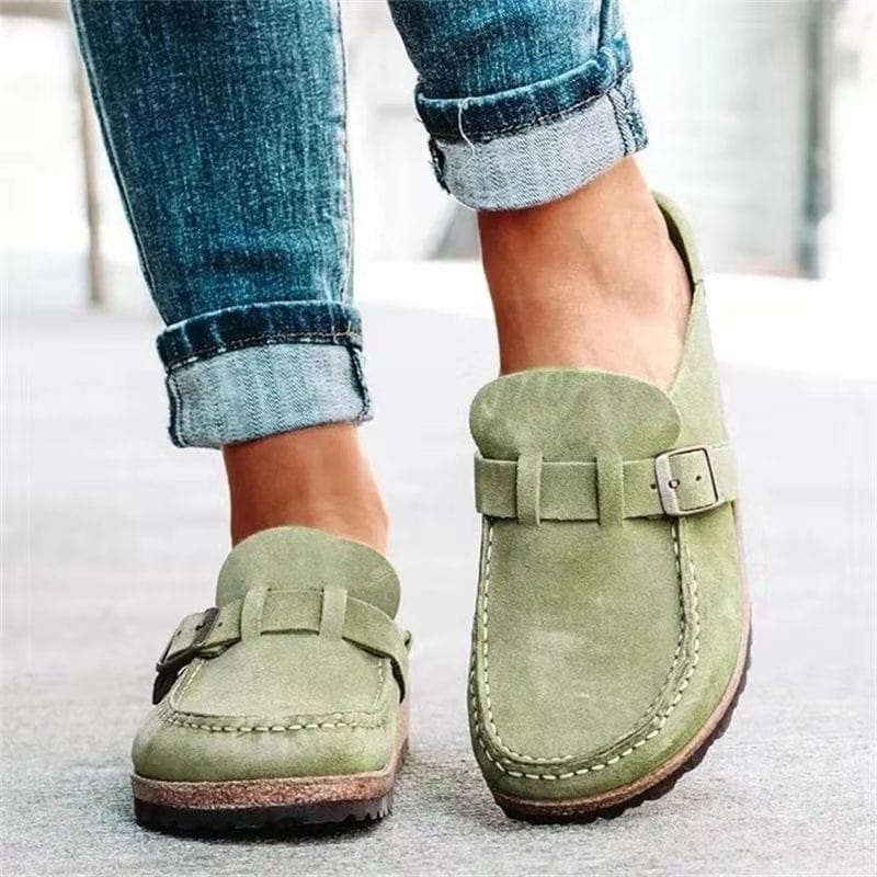 MARILOU | Dames Instapsandalen met Gesp – Comfort & Stijl in Één
