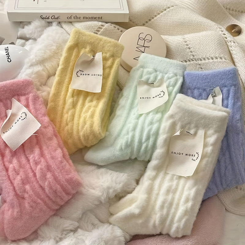 Warme Pluche Sokken – Zacht, Knus & Ideaal Voor Koude Dagen