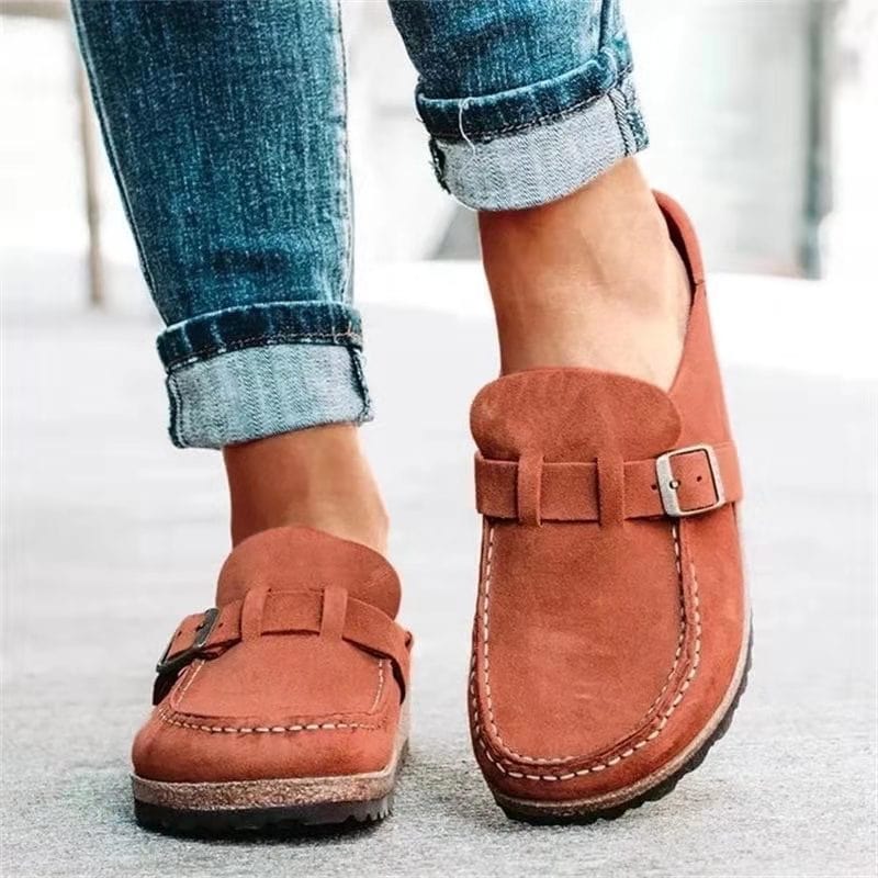 MARILOU | Dames Instapsandalen met Gesp – Comfort & Stijl in Één