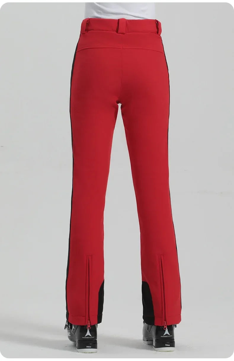 Wind & Waterdichte Dames Ski broek Met Stretch & Functionele Details – Warm, Comfortabel & Stijlvol Voor Wintersport