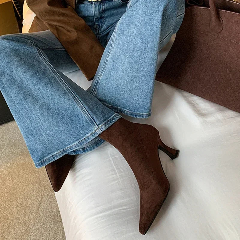 ROMEE | Slanke Stijlvolle Dames Enkellaarzen - Chic & Comfortabel