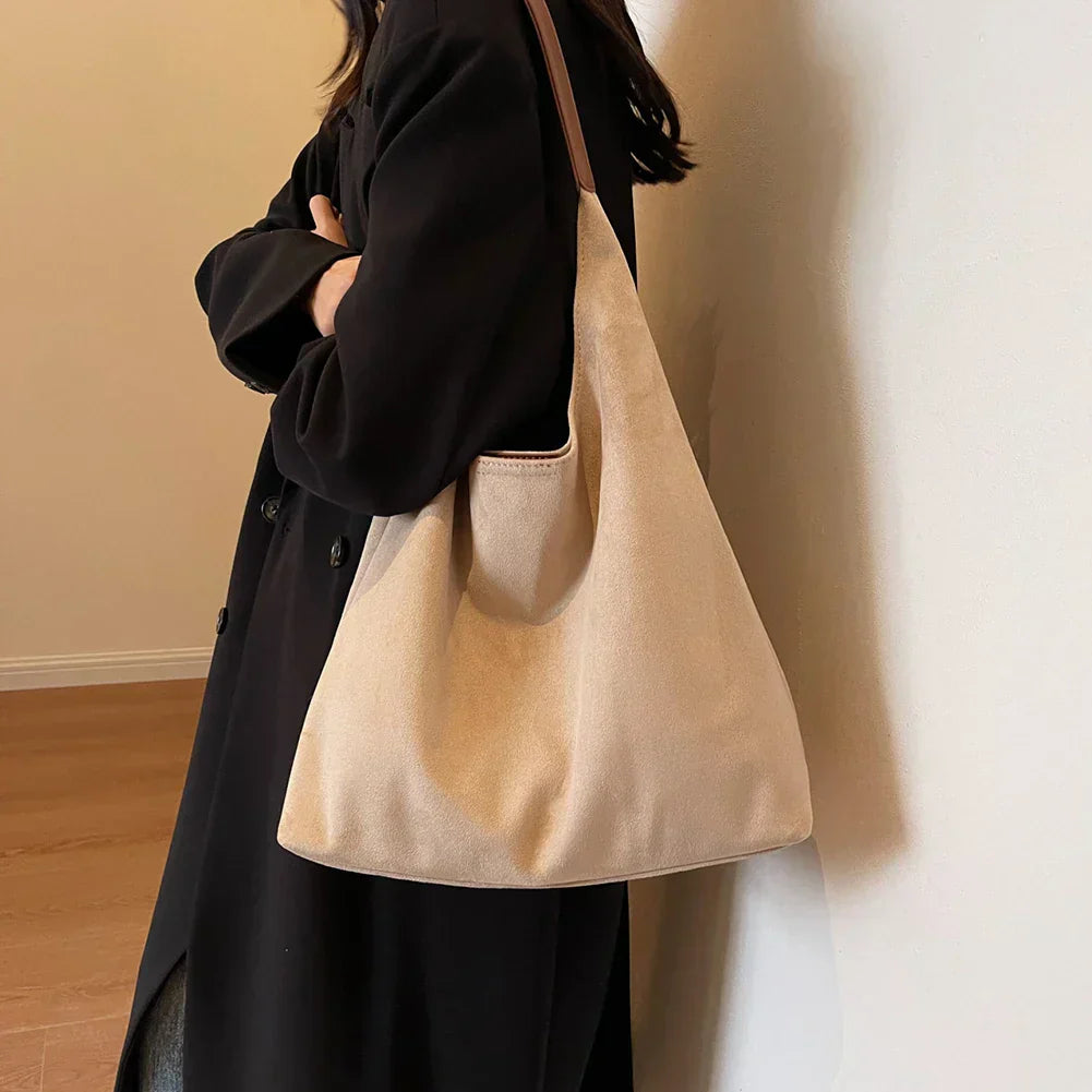 DALENNE | Suede Tote Tas Voor Dames - Comfort, Simpel Design & Stijlvol