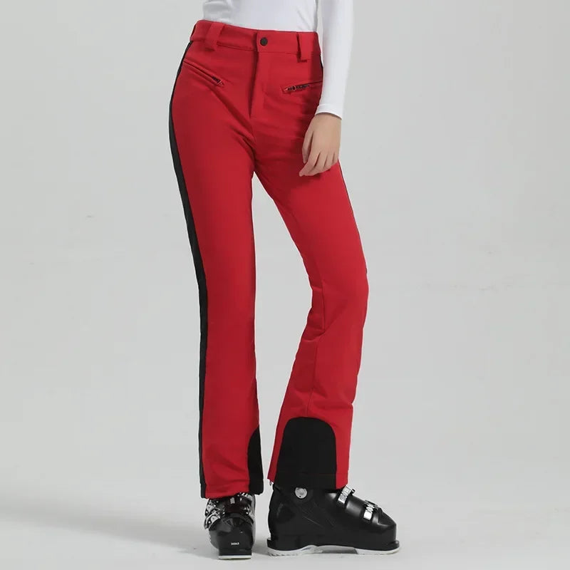Wind & Waterdichte Dames Ski broek Met Stretch & Functionele Details – Warm, Comfortabel & Stijlvol Voor Wintersport