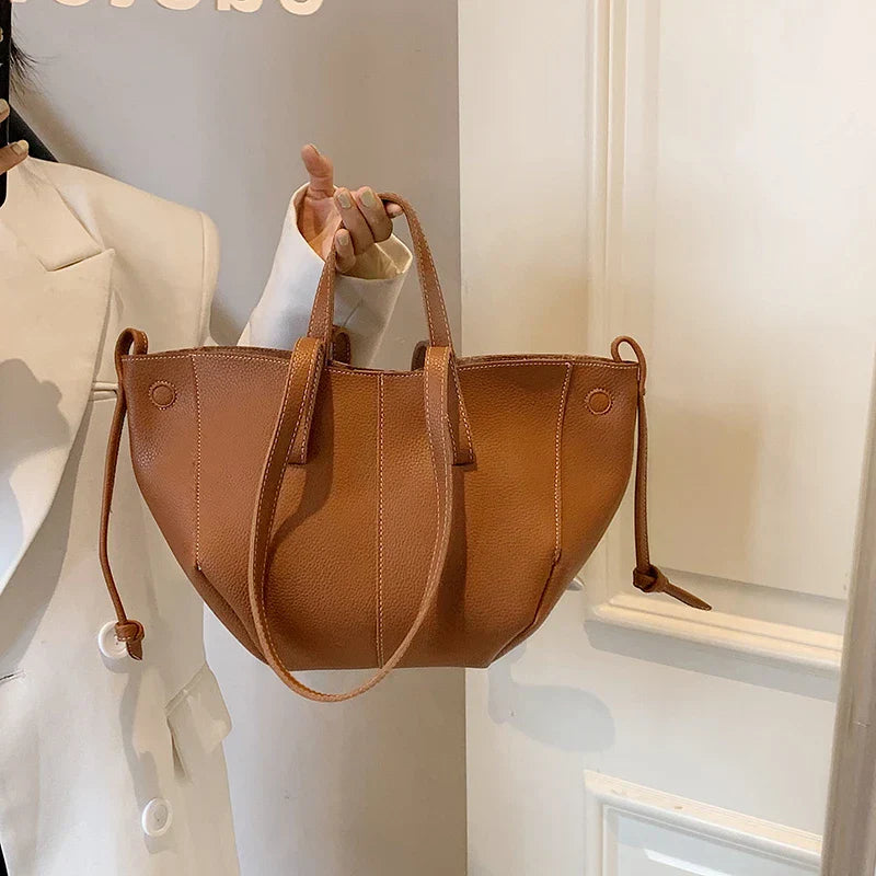 MIREILLE | Vintage Schoudertas Voor Dames Met Gestructureerde Vorm En Luxe Afwerking – Elegant, Tijdloos, Veelzijdig