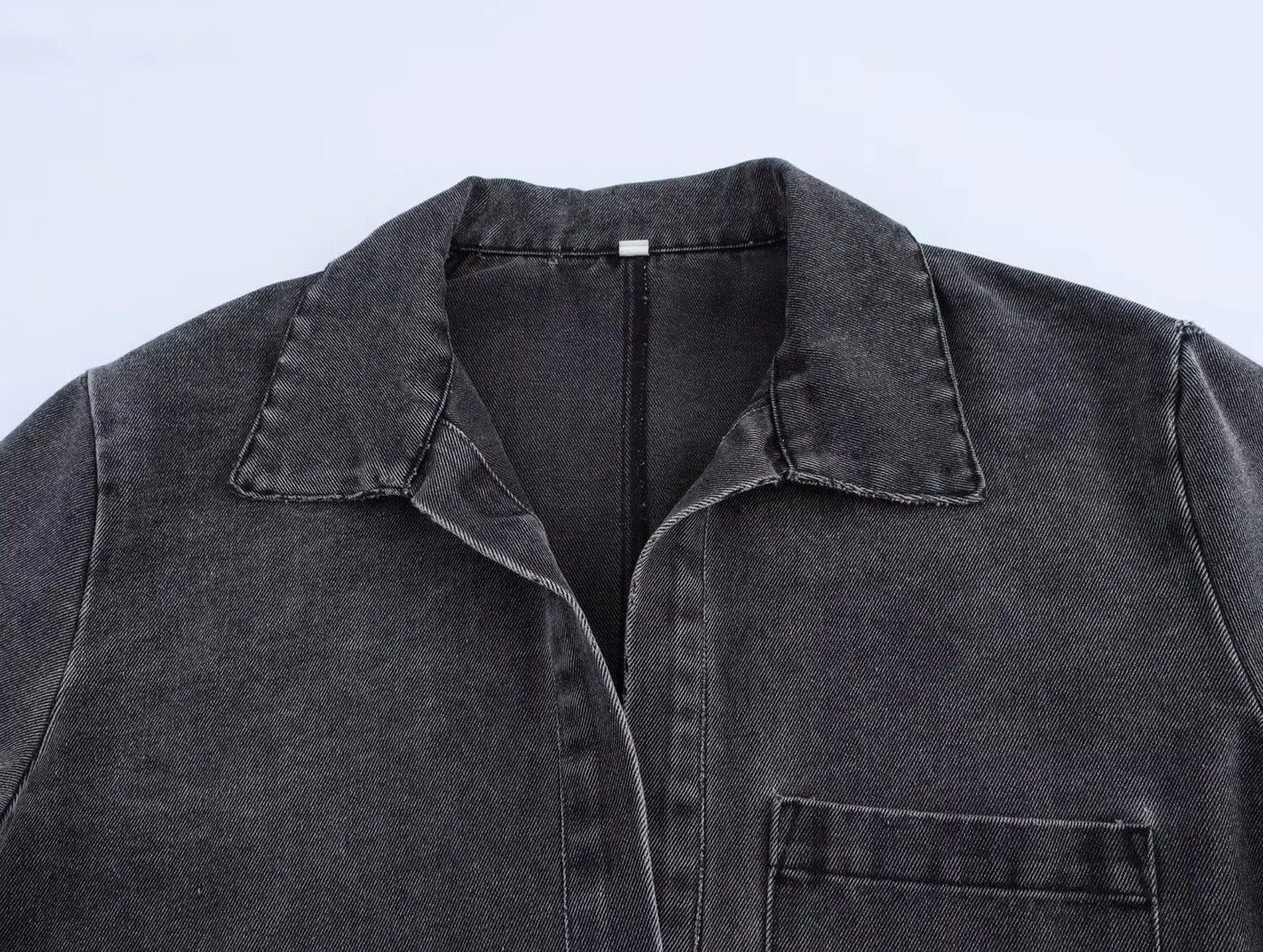 NOOR | Tweedelige Dames Set In Washed Denim Look – Relaxed, Stoer & Comfortabel Voor Elke Dag