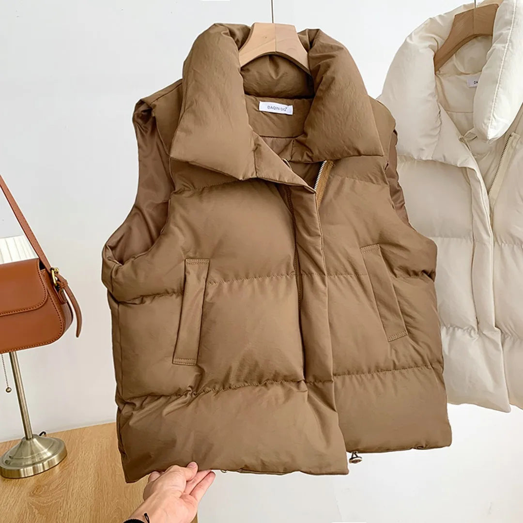 JULIETTE | Warme Puffer Bodywarmer Voor Dames – Lichtgewicht, Comfortabel & Perfect Voor Herfst & Winter