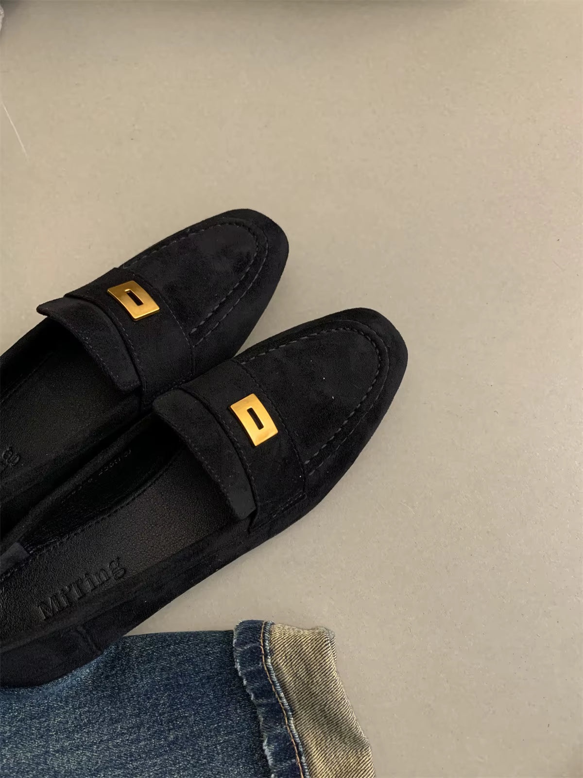 LINA | Lichtgewicht Britse Suède Dames Loafer – Klassiek, Comfortabel & Tijdloos Voor Elke Gelegenheid