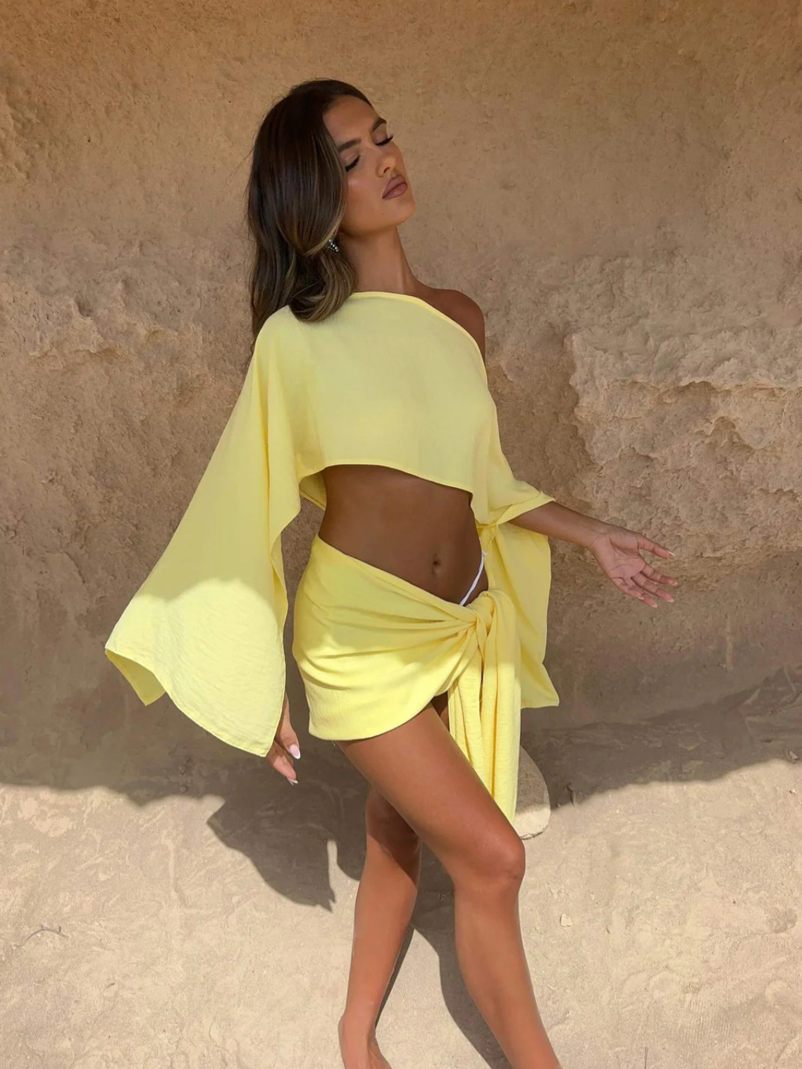 MONICA | Linnen Sarong Set - Luchtig, Elegant & Zomers!