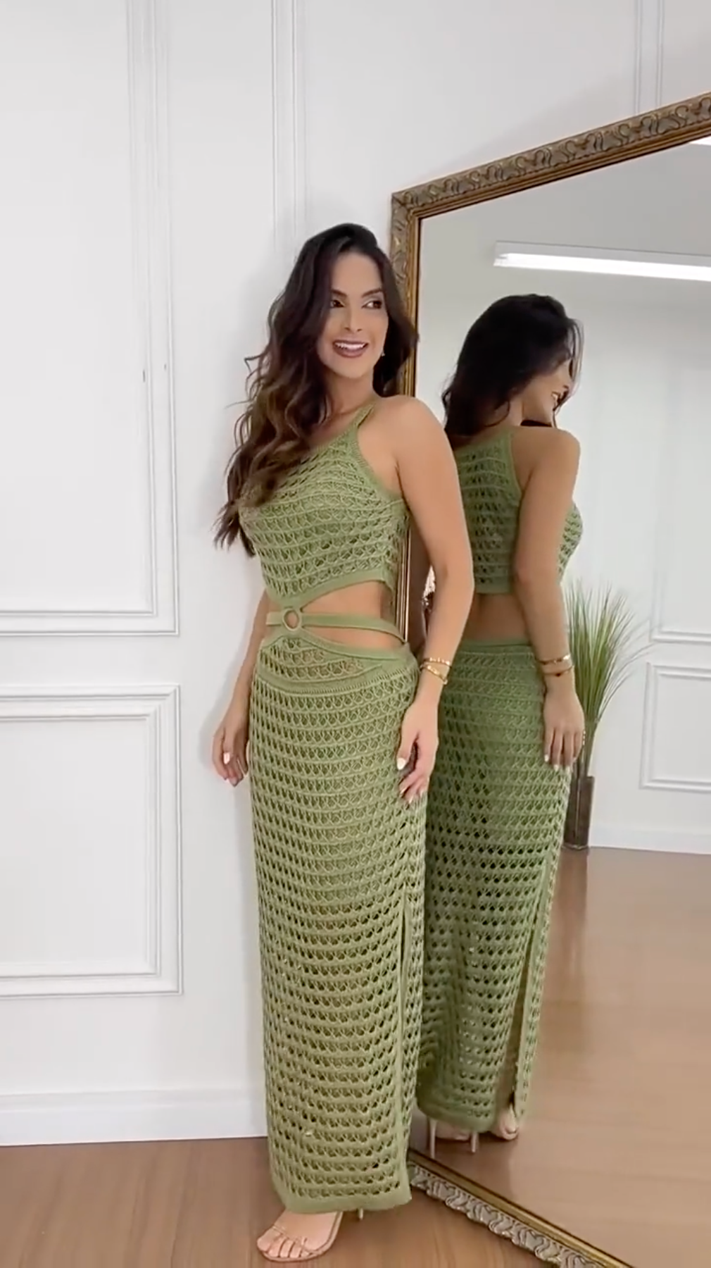TYLA | Sunset Cut-Out Dress – Elegant, Luchtig & Comfortabel