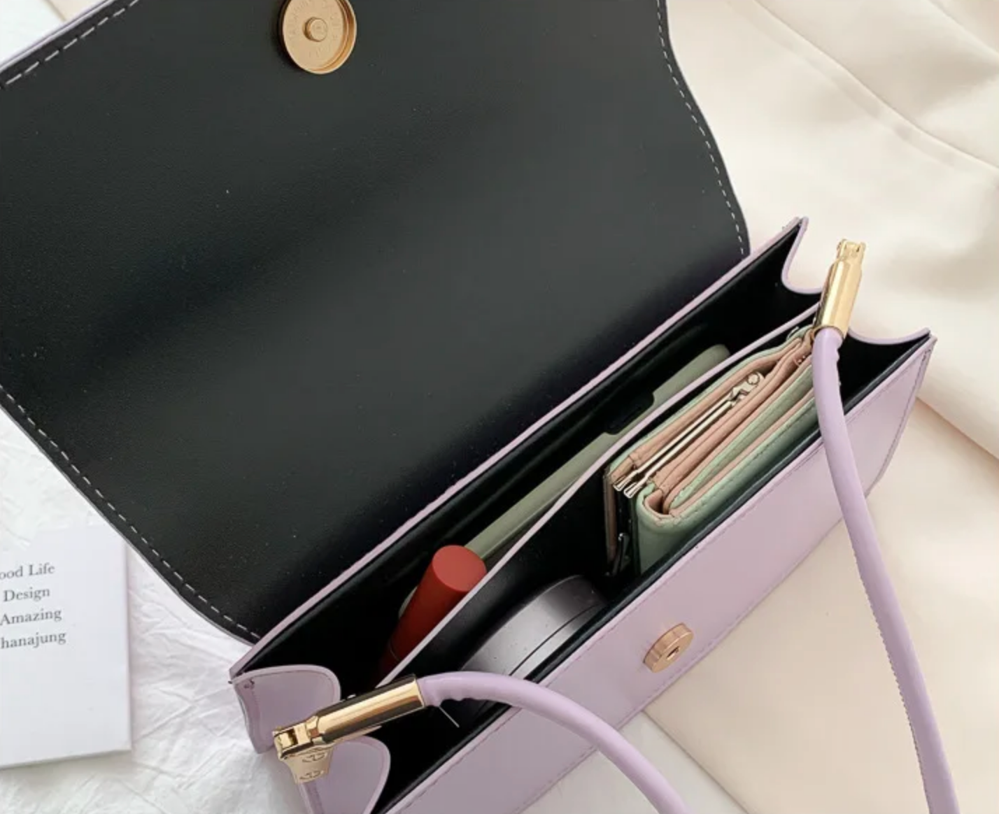 LOU | Minimalistische Schoudertas Voor Dames Met Luxe Finish – Tijdloos, Elegant & Perfect Voor Elke Gelegenheid