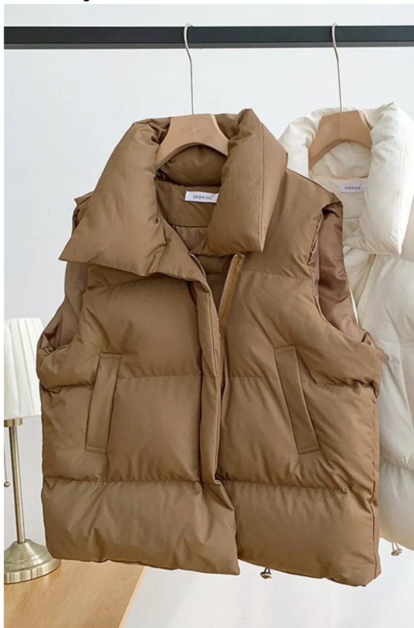 JULIETTE | Warme Puffer Bodywarmer Voor Dames – Lichtgewicht, Comfortabel & Perfect Voor Herfst & Winter