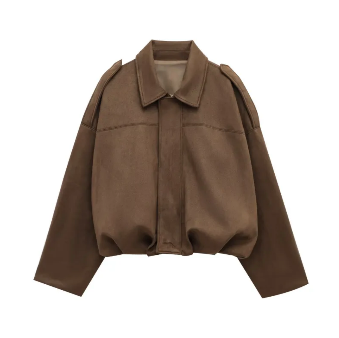 ISLA | Oversized Suède Dames Jas – Warm, Elegant & Perfect Voor Het Najaar