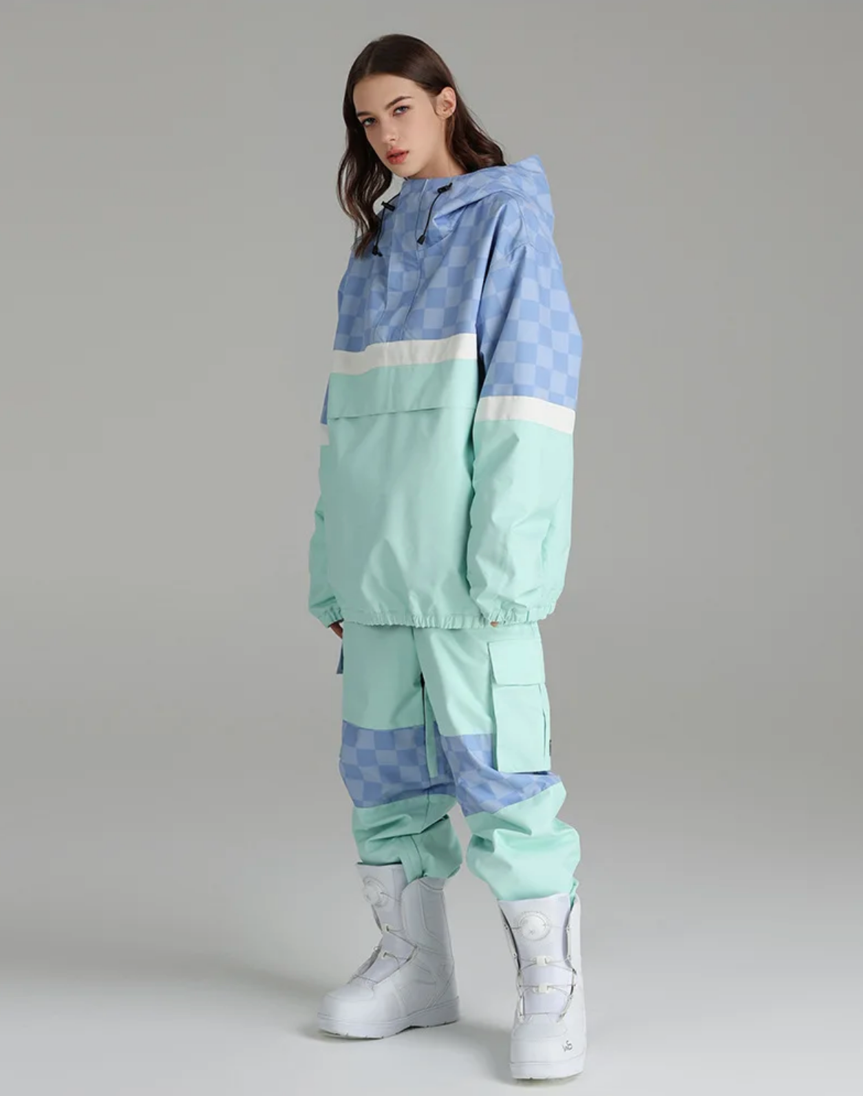 Dames Snowboard Kleding Set – Oversized, Waterdicht, Winddicht & Warm