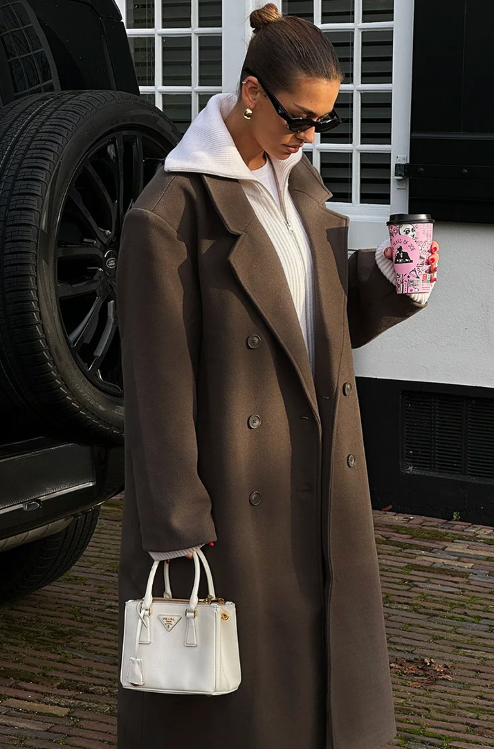 Oversized Mantel Jas Voor Dames – Elegant, Warm & Perfect Voor De Herfst