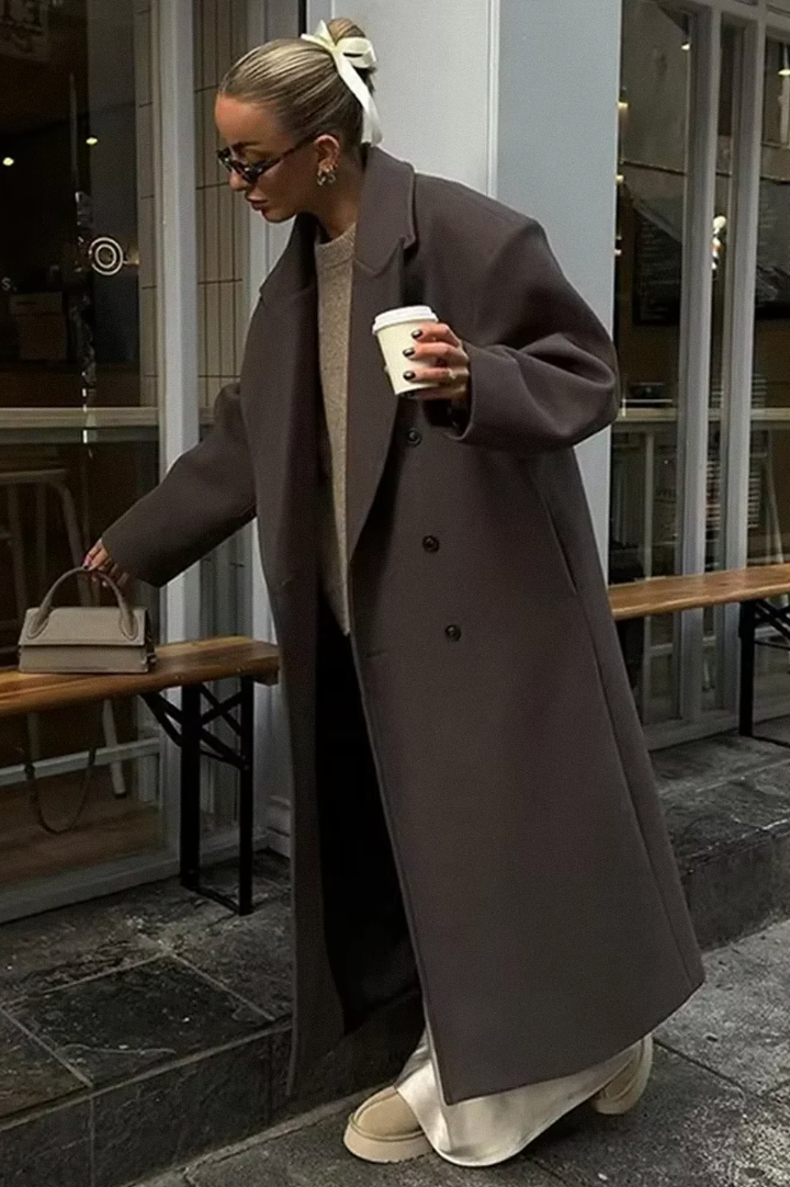 Oversized Mantel Jas Voor Dames – Elegant, Warm & Perfect Voor De Herfst