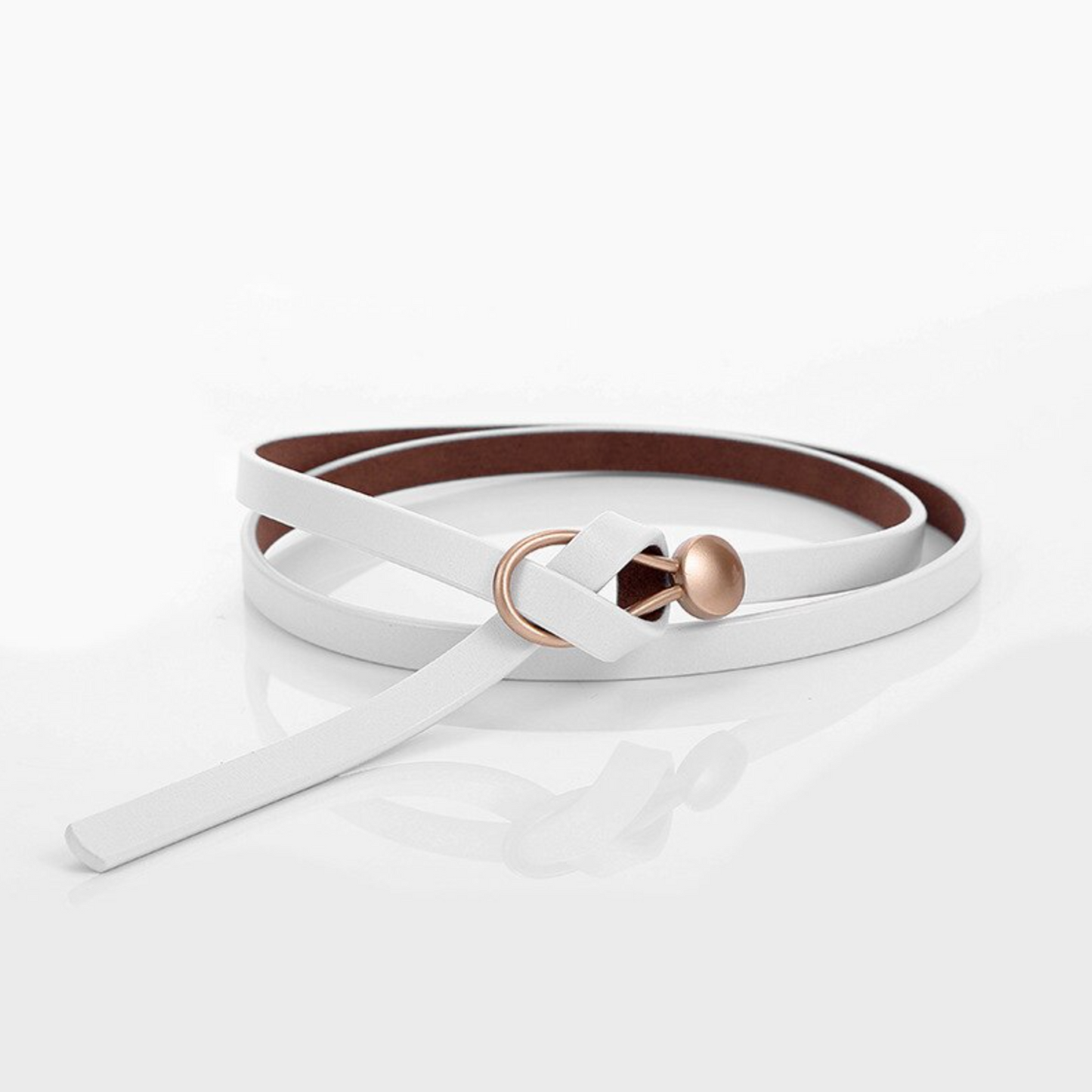 MAE | Elegante Leren Damesriem Met Unieke Design – Tijdloos, Verfijnd & Perfect Voor Elke Gelegenheid