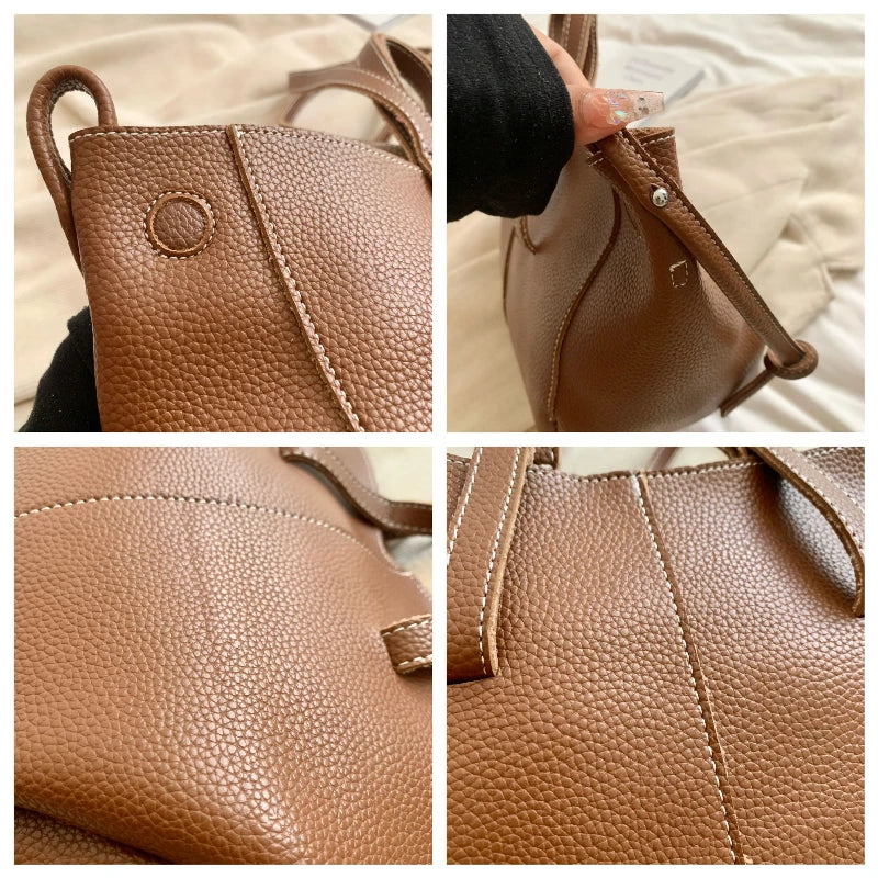MIREILLE | Vintage Schoudertas Voor Dames Met Gestructureerde Vorm En Luxe Afwerking – Elegant, Tijdloos, Veelzijdig