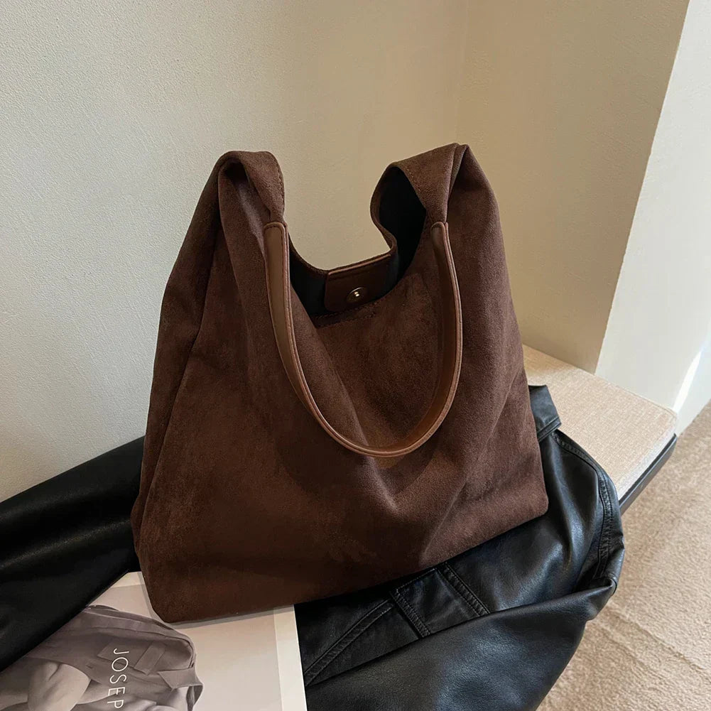 DALENNE | Suede Tote Tas Voor Dames - Comfort, Simpel Design & Stijlvol