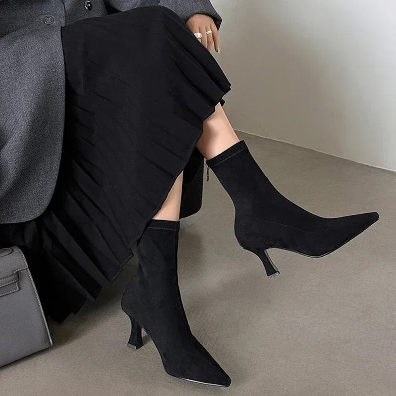 ROMEE | Slanke Stijlvolle Dames Enkellaarzen - Chic & Comfortabel