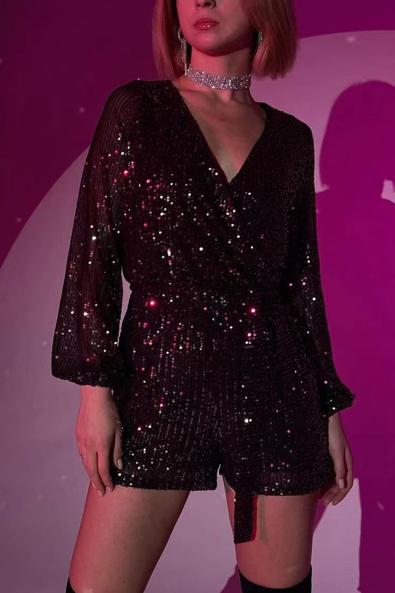 VONNE | Glitter Avond Jumpsuit Voor Dames - Verleidelijk, Stijlvol & Zelfverzekerd