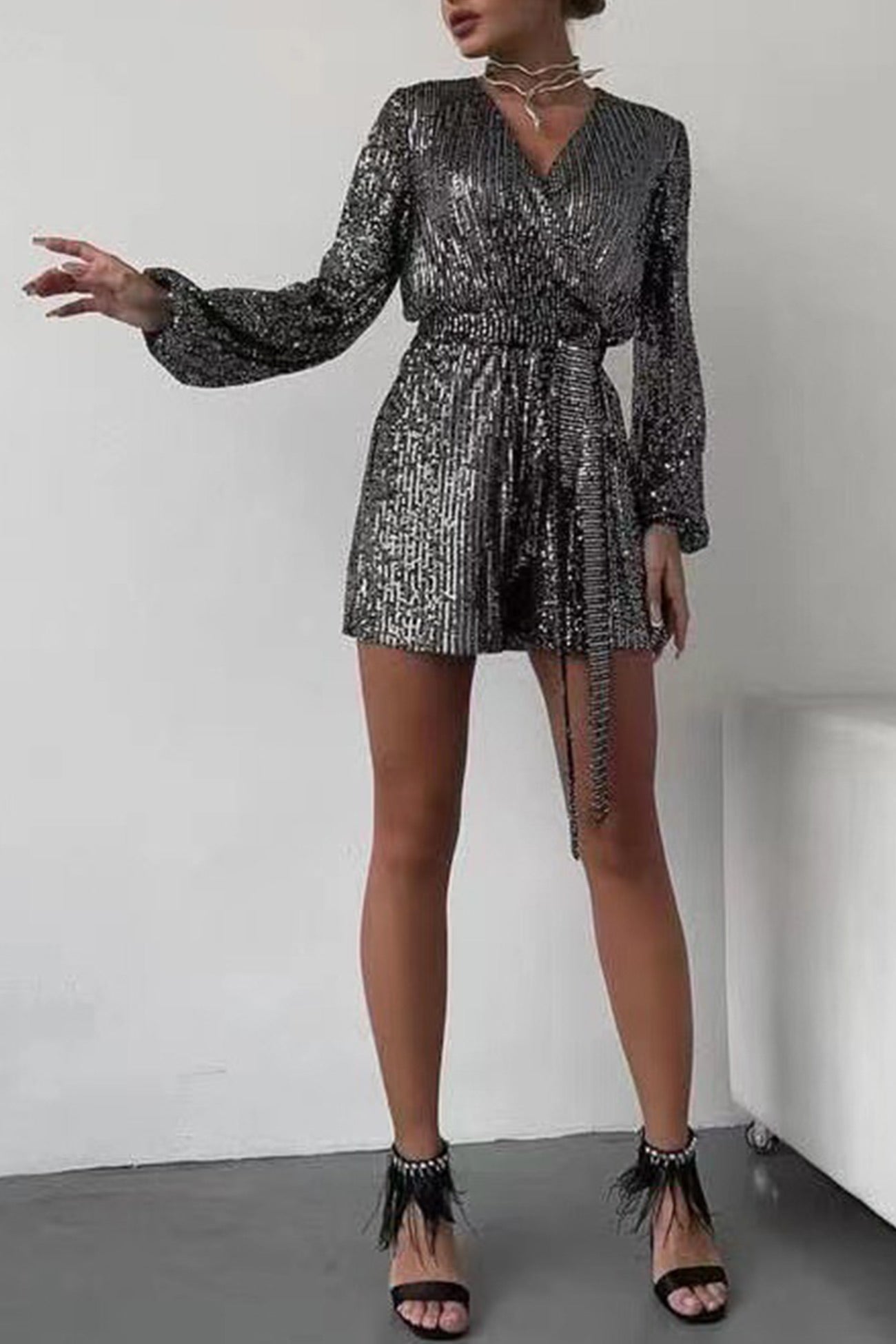 VONNE | Glitter Avond Jumpsuit Voor Dames - Verleidelijk, Stijlvol & Zelfverzekerd