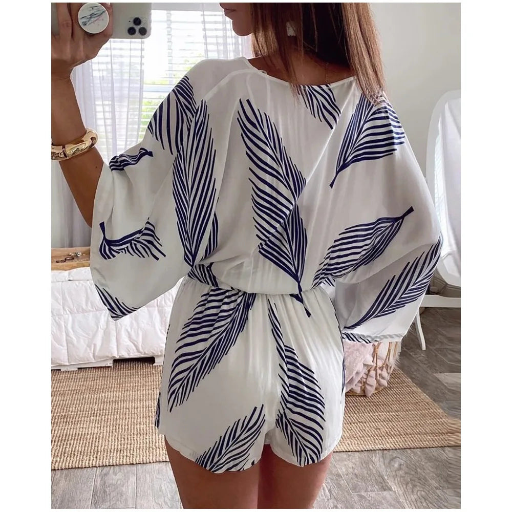 TEMARA | Luchtige Dames Jumpsuit Met Kimono Pasvorm - Zomers & Comfortabel