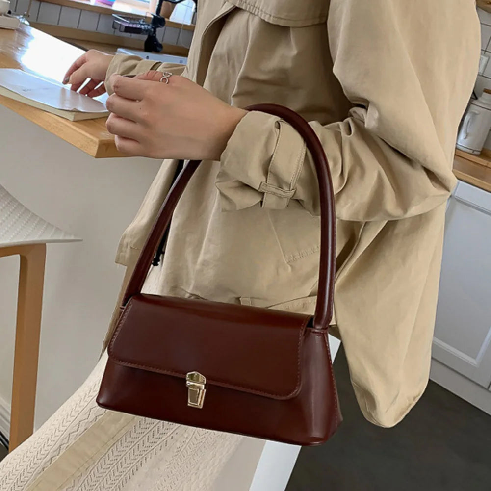 EMILY | Minimalistische Dames Schoudertas in Vegan Leer - Stijlvol, Strak & Functioneel