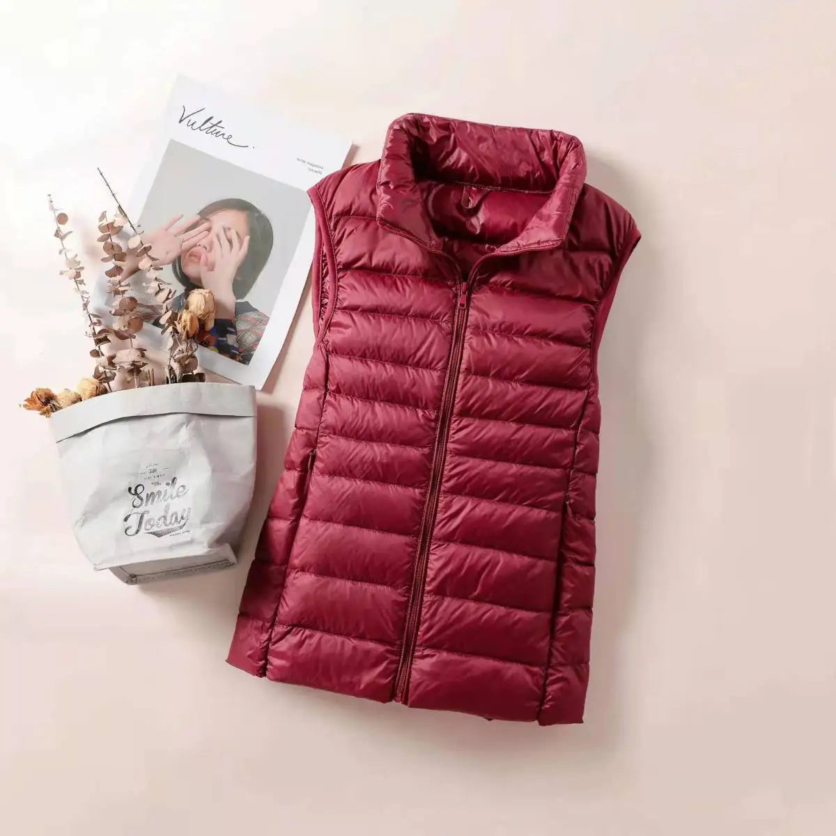 MIREILLE | Lichte Gewatteerde Dames Bodywarmer – Winddicht, Getailleerd & Perfect Voor Tussenseizoenen