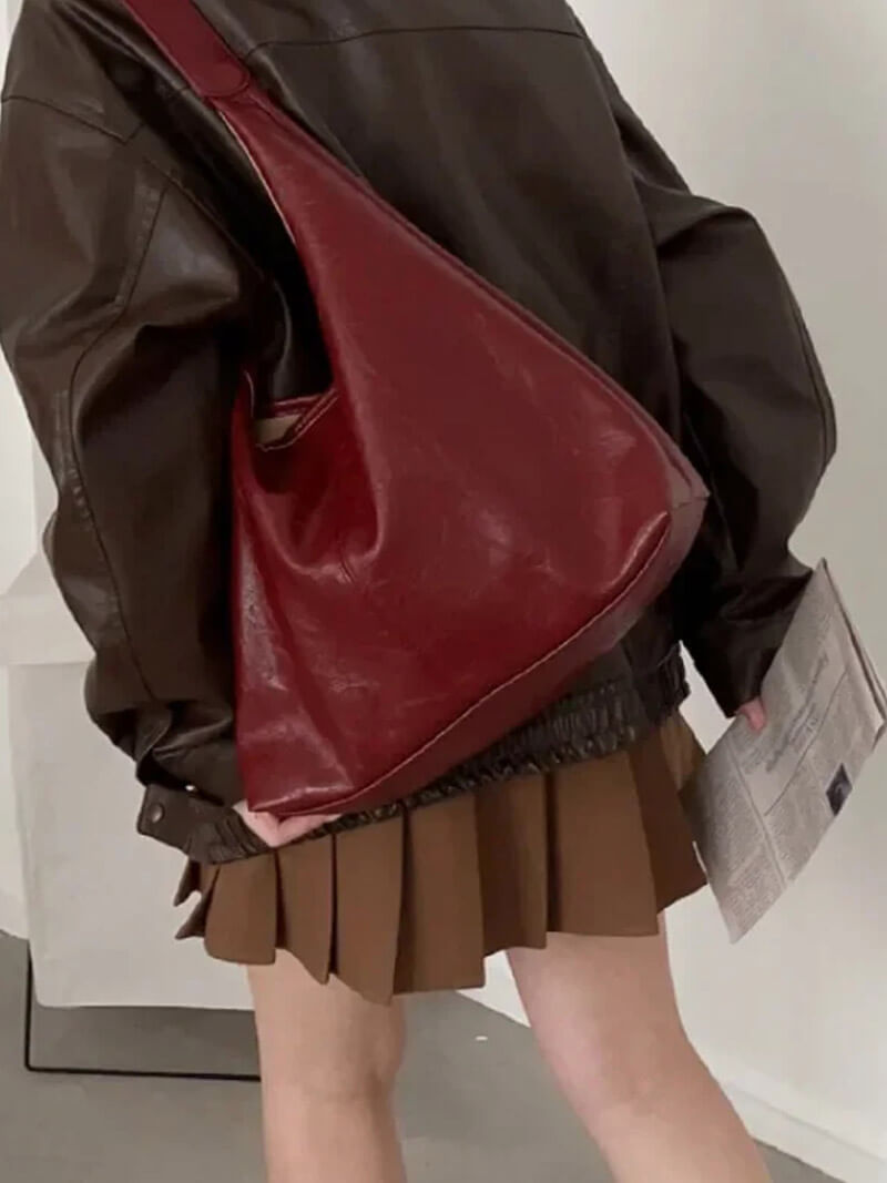CELINE | Leren Schoudertas Voor Dames Met Herfst Kleuren – Luxe, Duurzaam & Veelzijdig