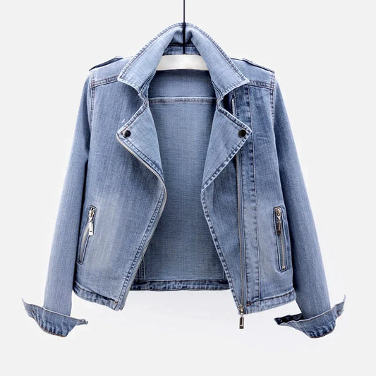 LISET | Casual Denim Jas Voor Dames - Tijdloos & Modieus