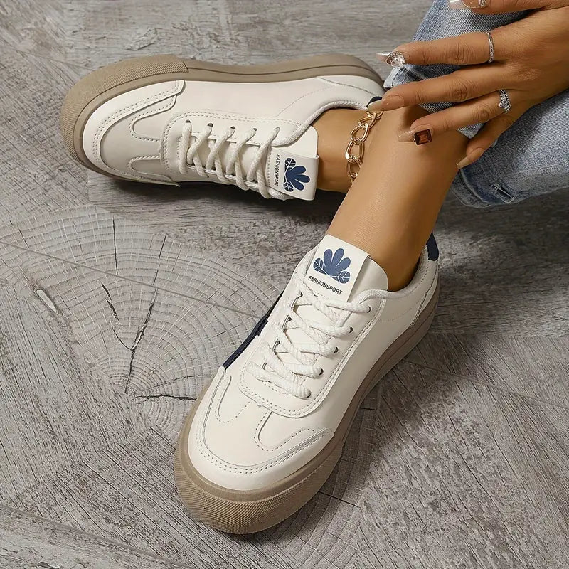 Retro plateau-sneakers voor dames | Licht, trendy & comfortabel