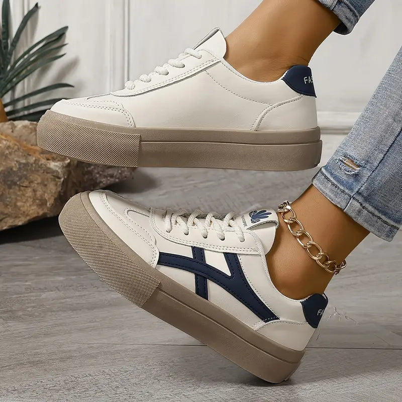 Retro plateau-sneakers voor dames | Licht, trendy & comfortabel
