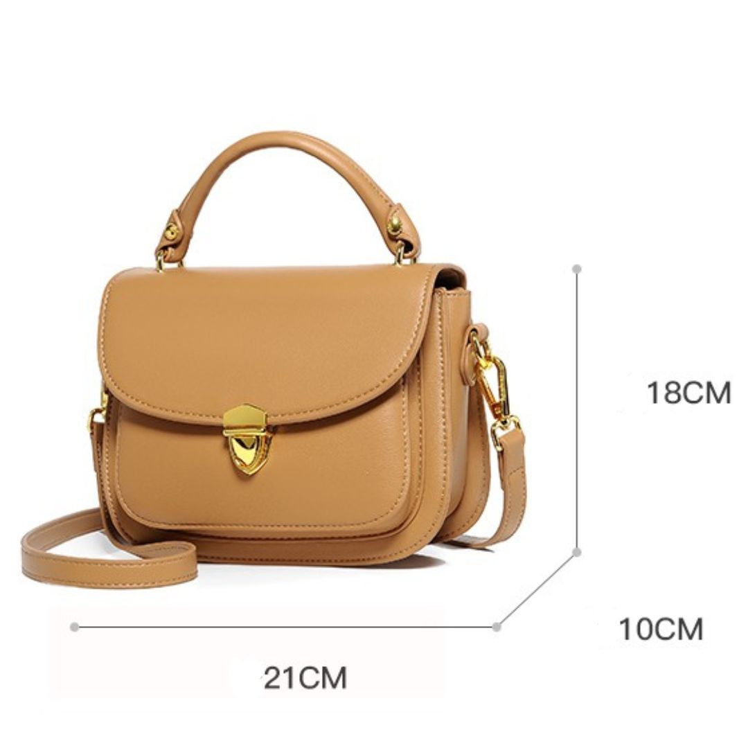 BLAISE | Dames Leren Crossbody Tas – Compact, Elegant & Verrassend Ruim